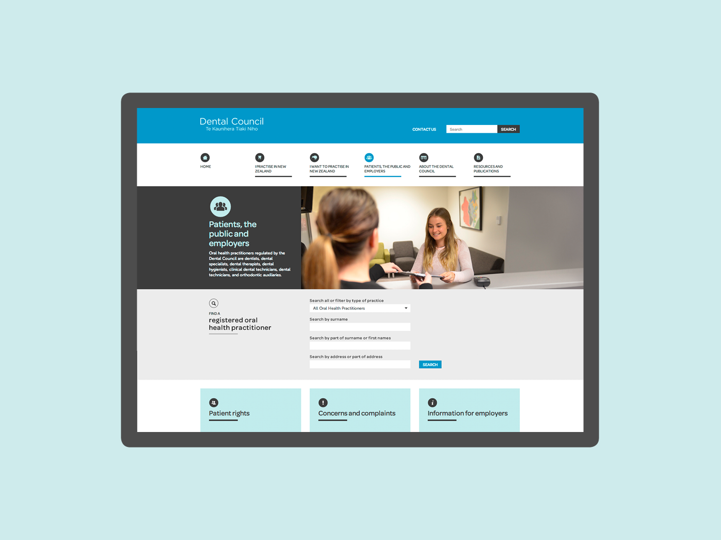 Dental Council website
