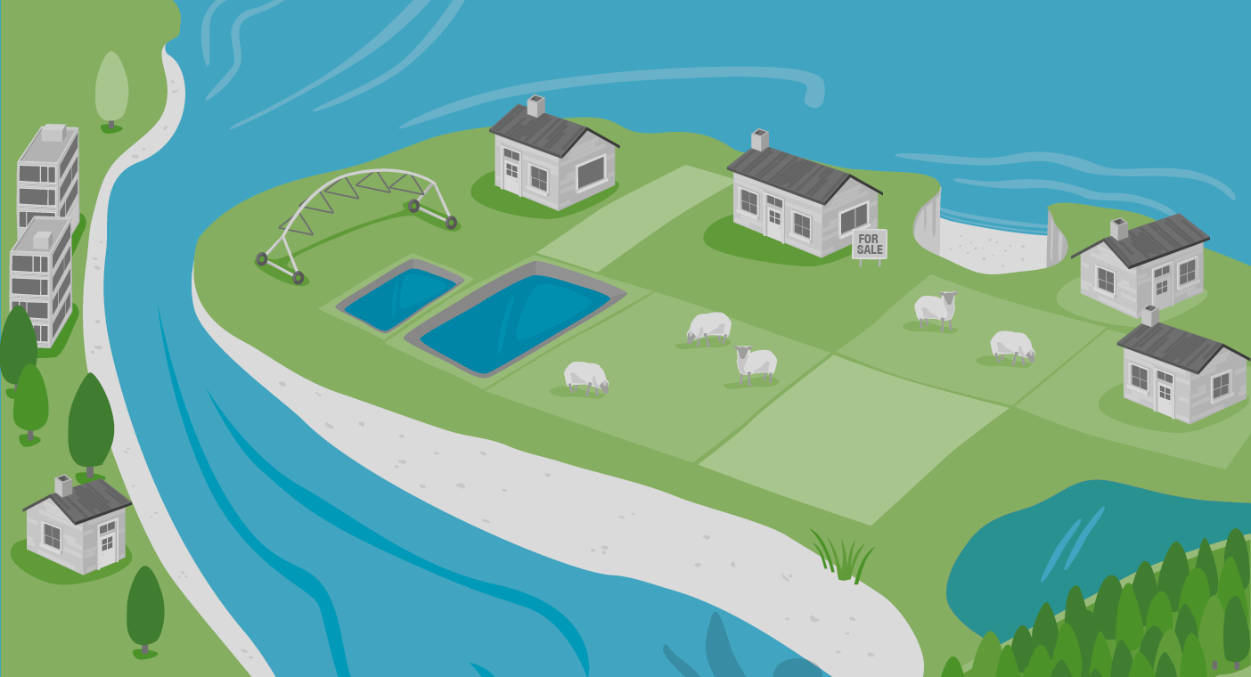 Illustration of erosion from Climate Change Implications report