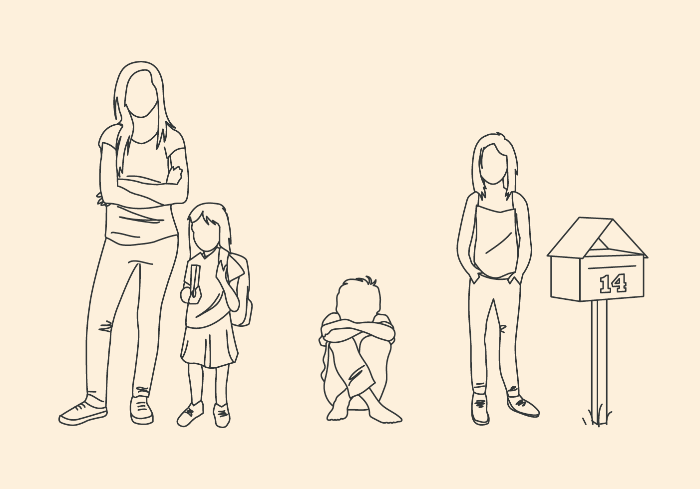Characteristics of children at risk illustrations
