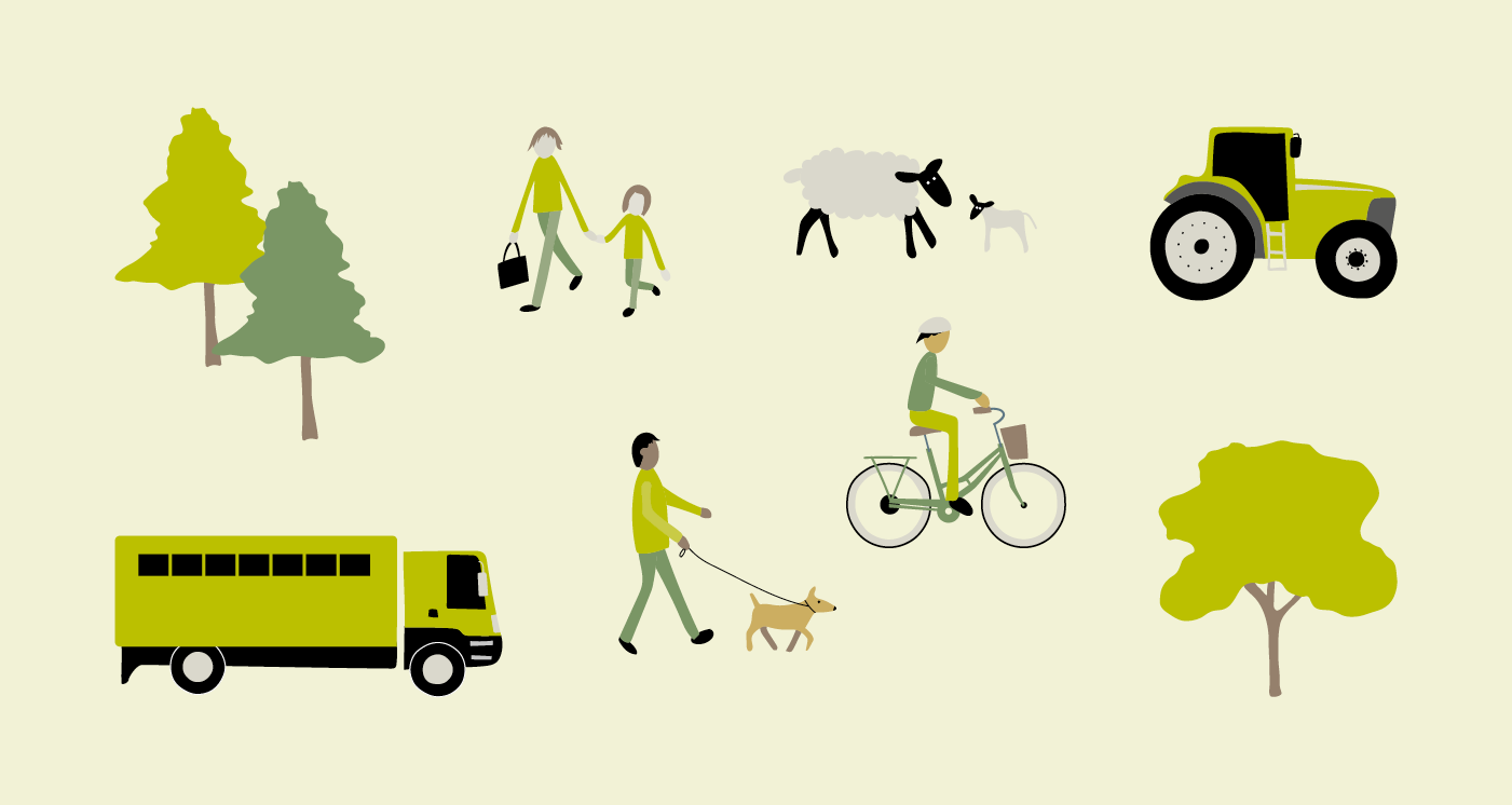 Gusto transport infographic illustrations