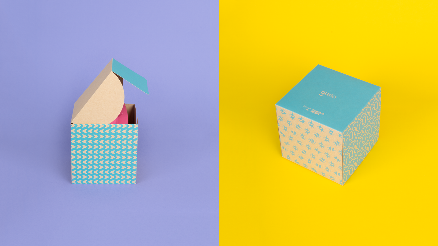Paper bud gift box
